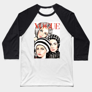 Fashion Magazine Cover Baseball T-Shirt